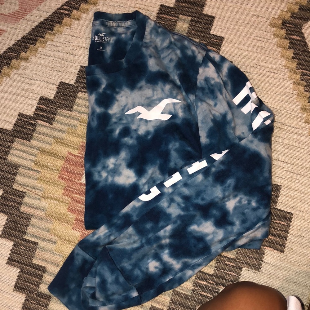 Men’s holister tie dye long sleeve shirt